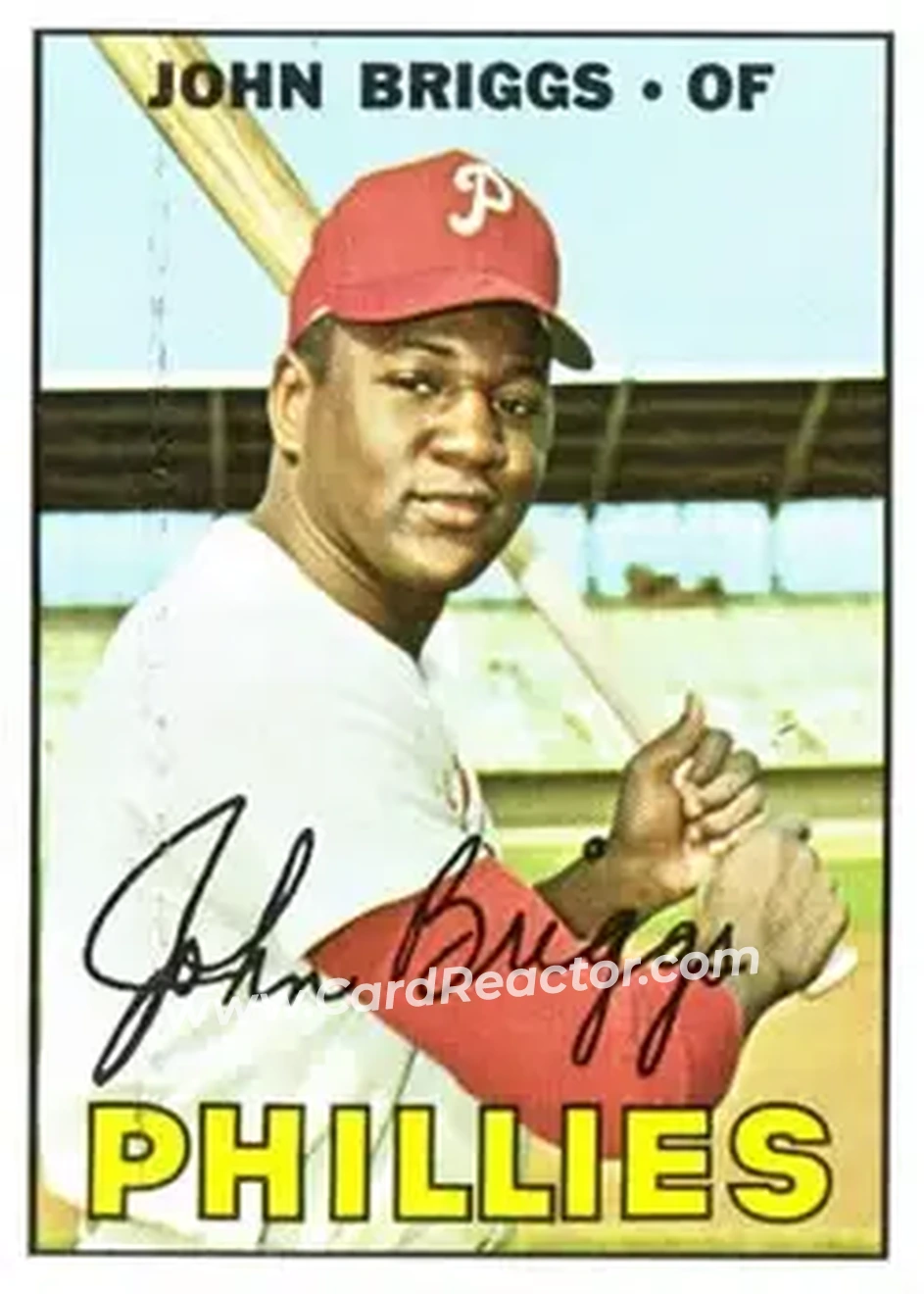 1967 Topps #268 - Johnny Briggs - Philadelphia Phillies - Front