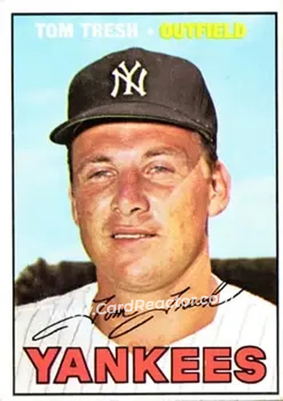 1967 Topps #289 - Tom Tresh - New York Yankees - Front