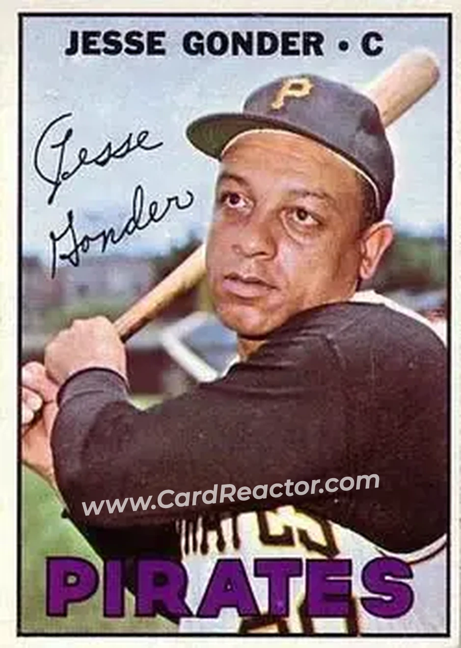 1967 Topps #301 - Jesse Gonder - Pittsburgh Pirates - Front