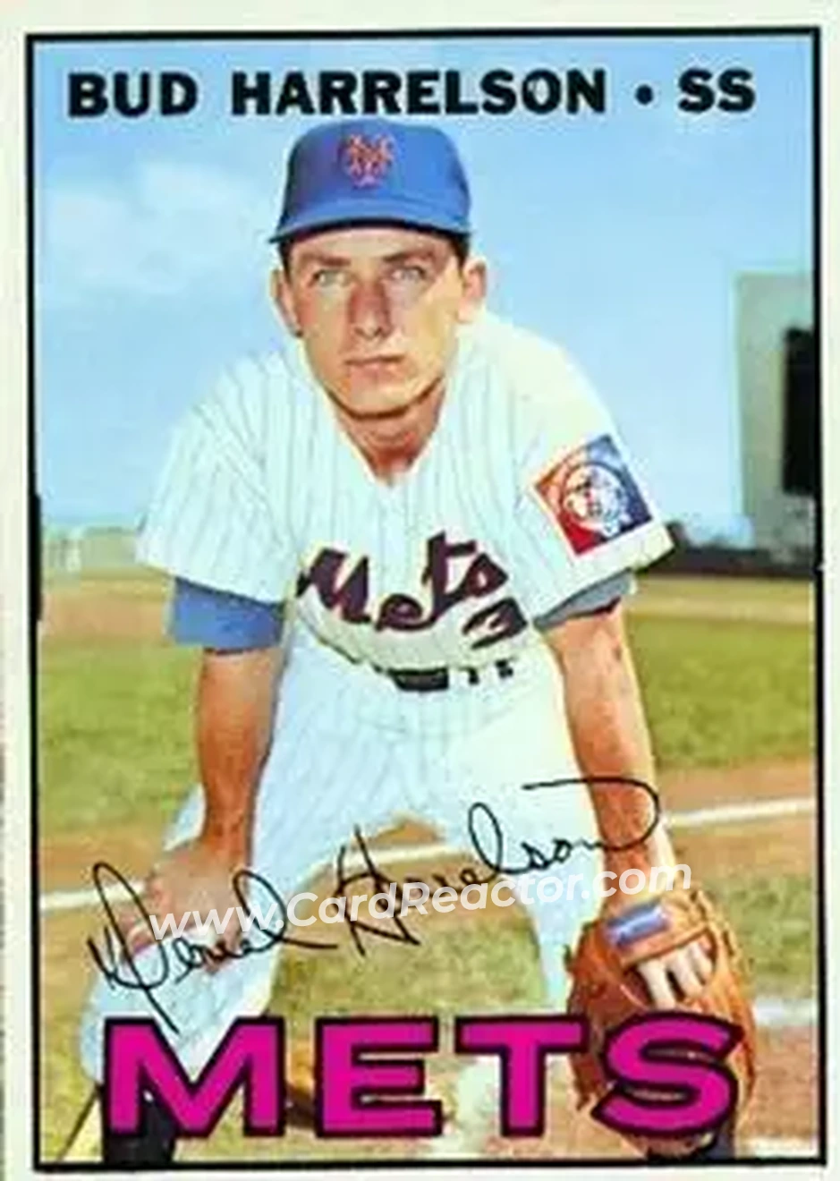 1967 Topps #306 - Bud Harrelson - New York Mets - Front