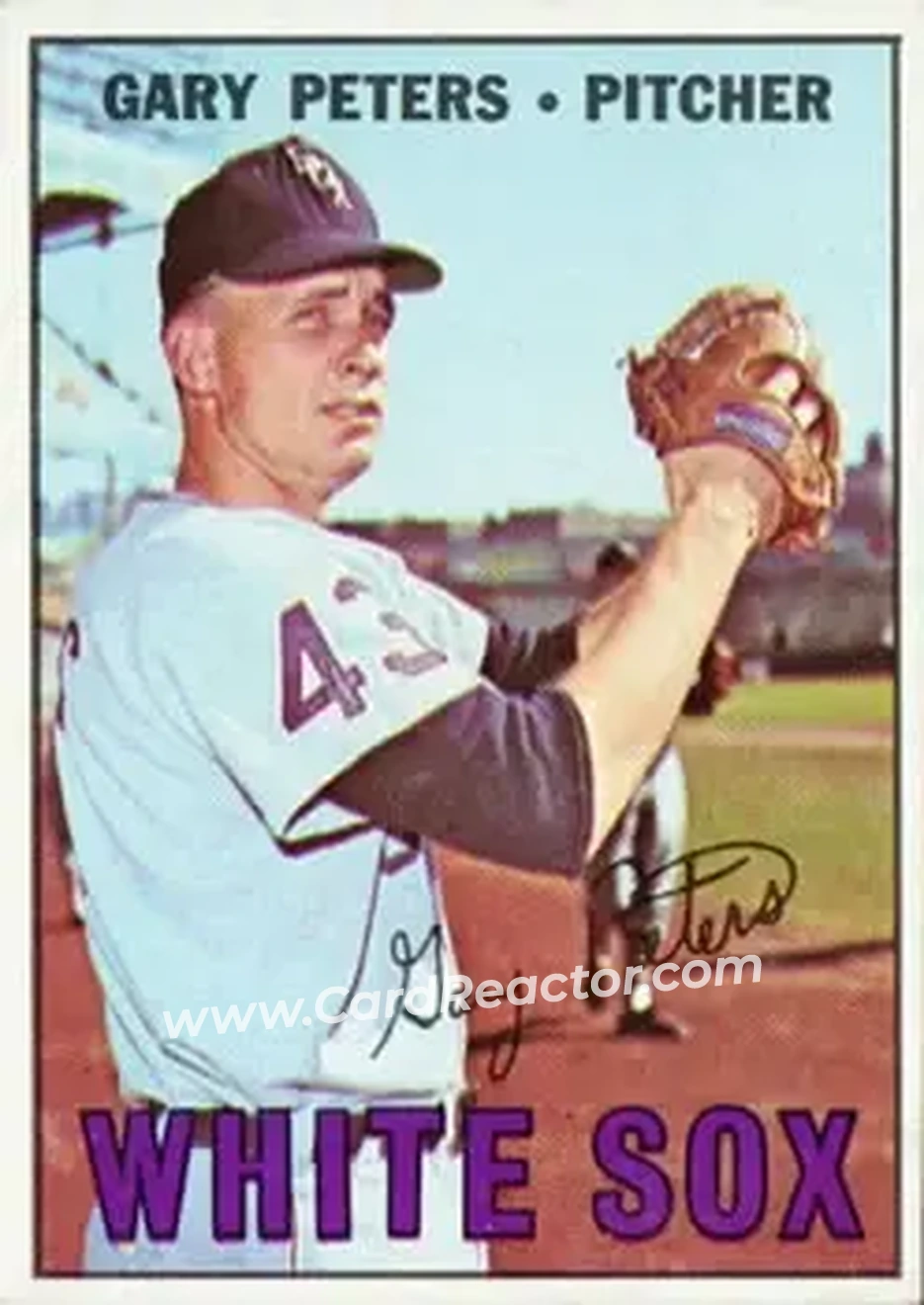 1967 Topps #310 - Gary Peters - Chicago White Sox - Front