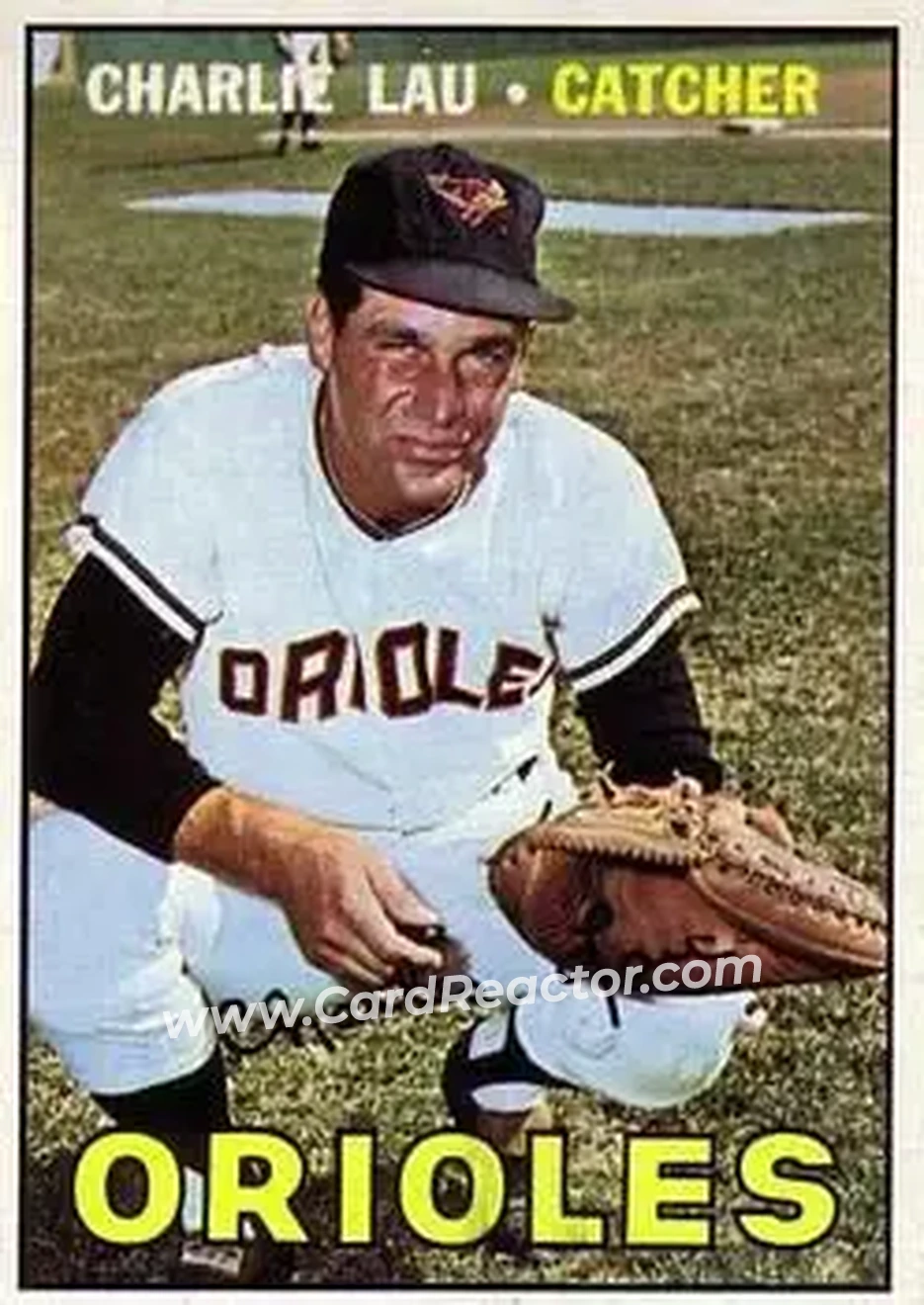 1967 Topps #329 - Charlie Lau - Baltimore Orioles - Front