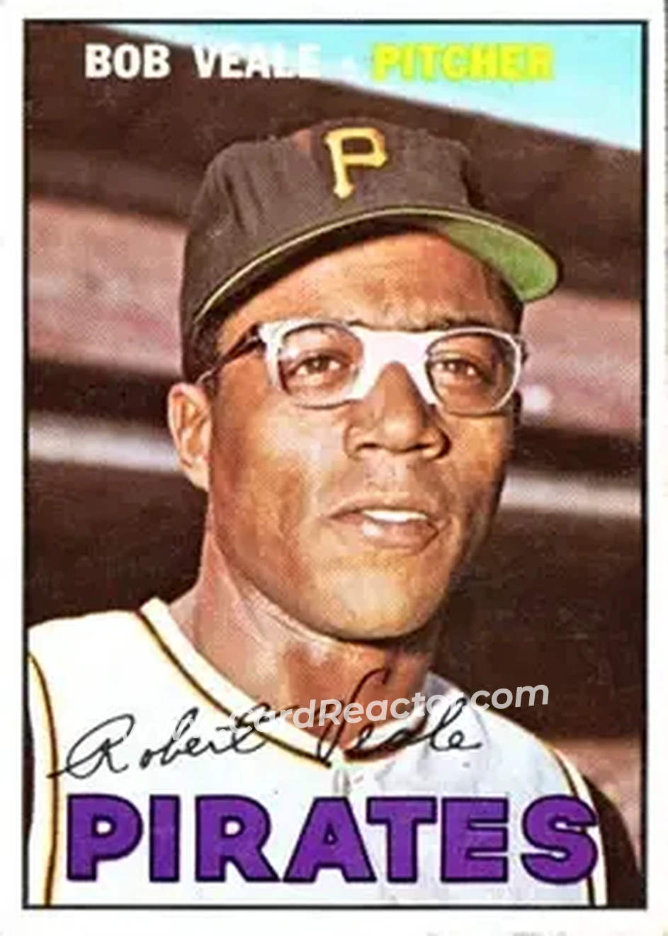 1967 Topps #335 - Bob Veale - Pittsburgh Pirates - Front