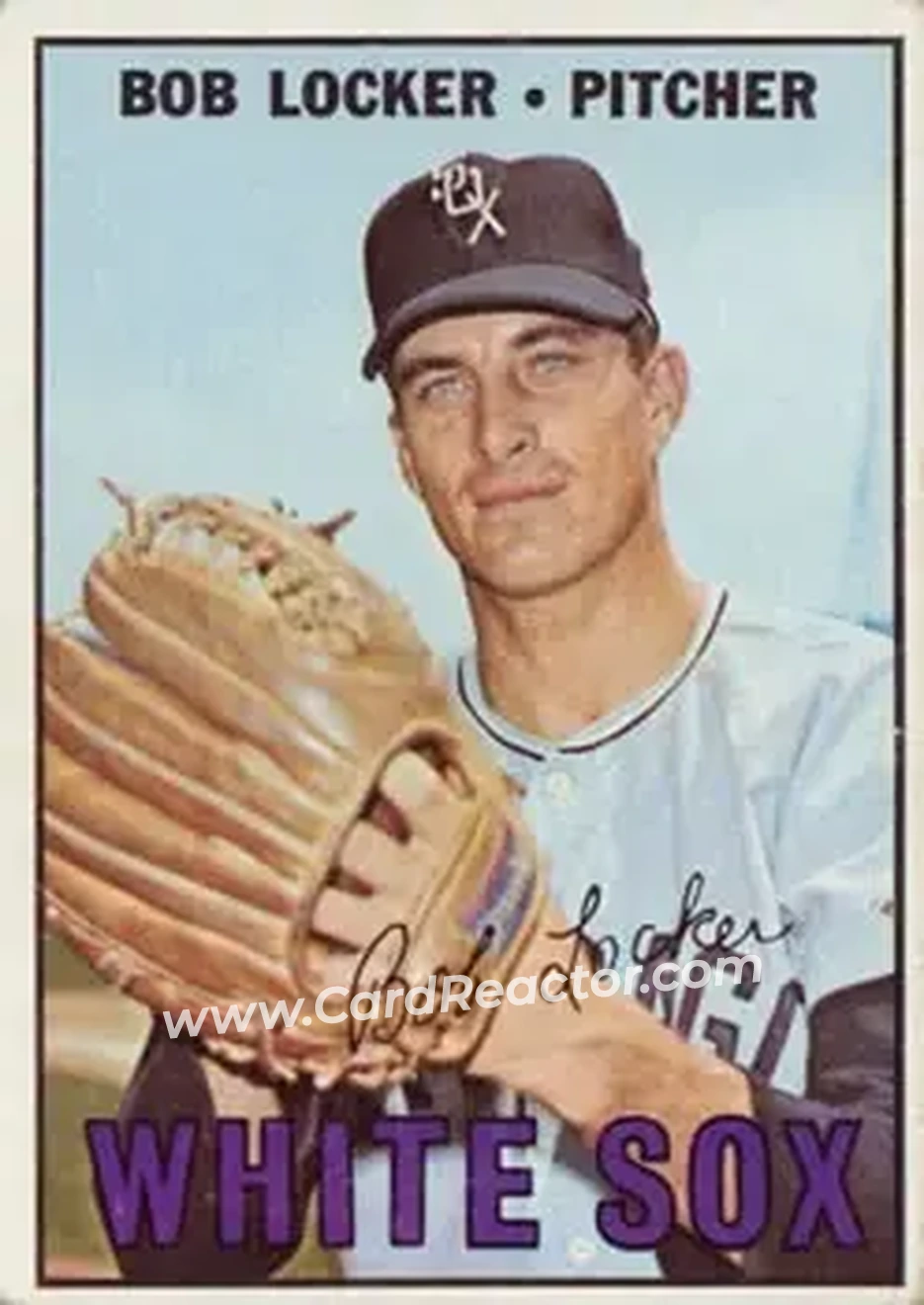 1967 Topps #338 - Bob Locker - Chicago White Sox - Front