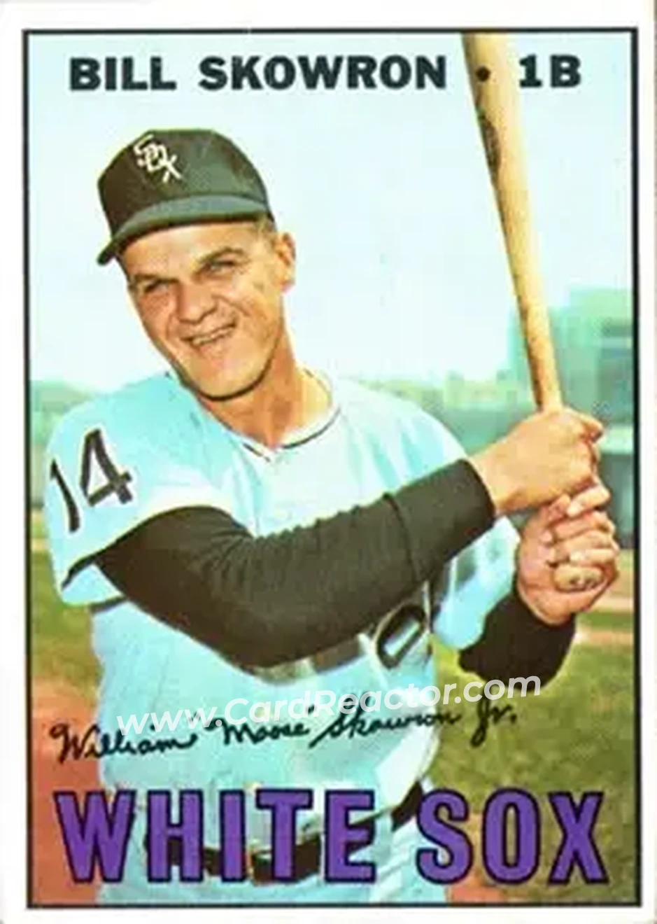 1967 Topps #357 - Bill Skowron - Chicago White Sox - Front 1967 Topps #357 - Bill Skowron - Chicago White Sox - Front
