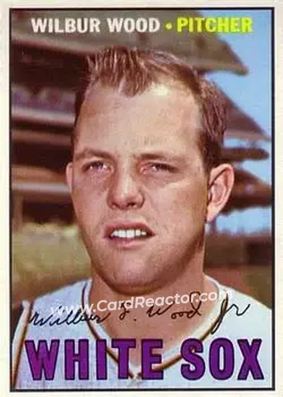 1967 Topps #391 - Wilbur Wood - Chicago White Sox - Front