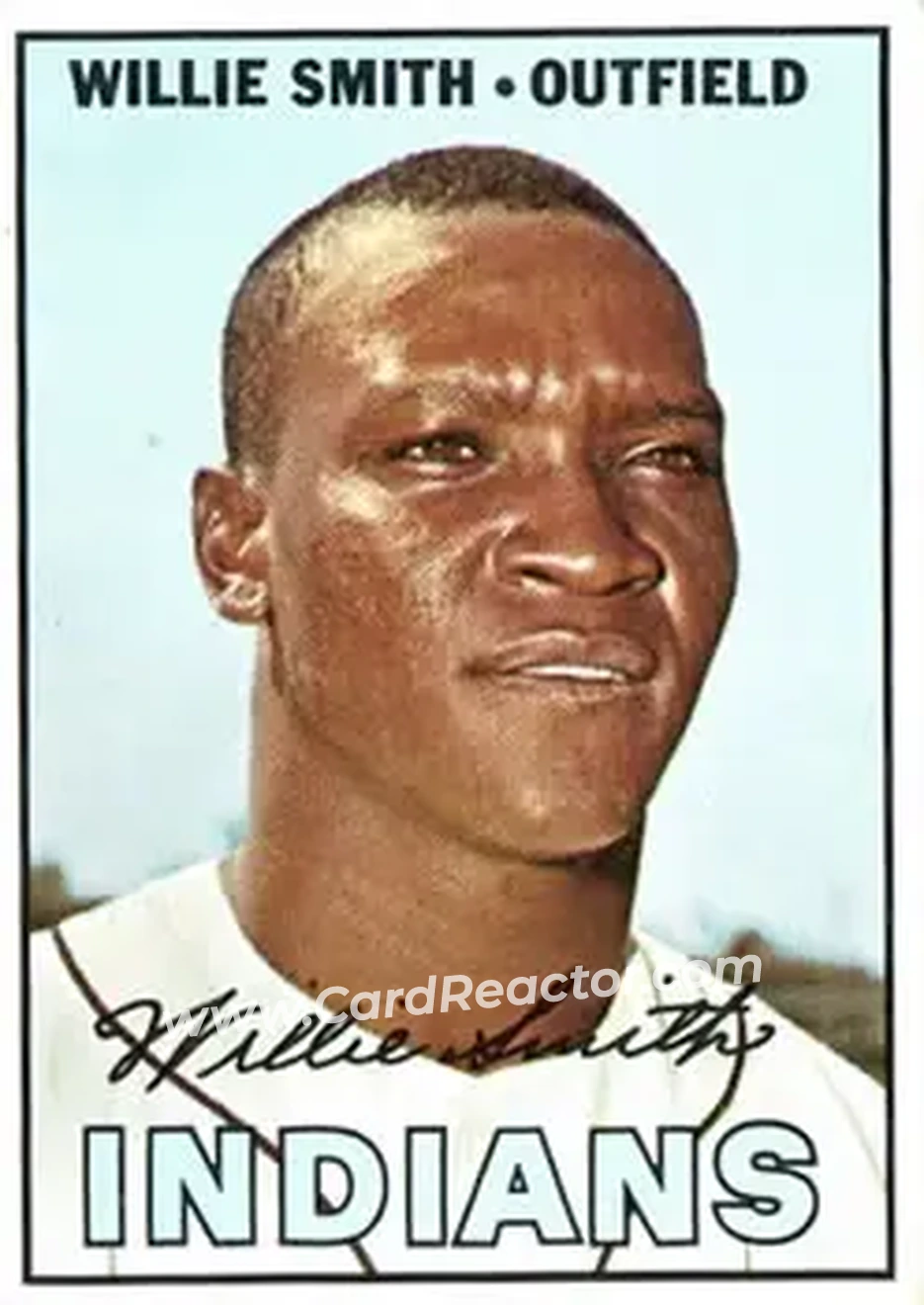 1967 Topps #397 - Willie Smith - Cleveland Indians - Front 1967 Topps #397 - Willie Smith - Cleveland Indians - Front