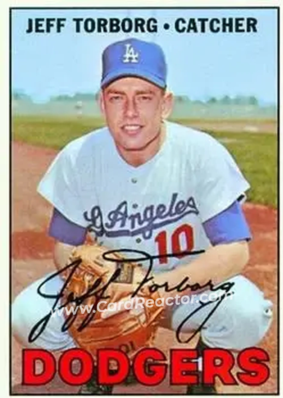 1967 Topps #398 - Jeff Torborg - Los Angeles Dodgers - Front