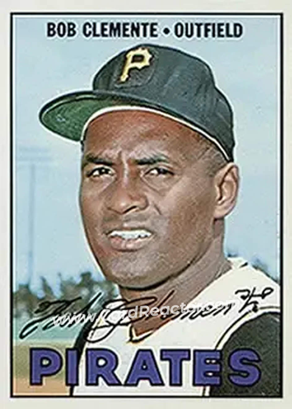 1967 Topps #400 - Bob Clemente - Pittsburgh Pirates - Front