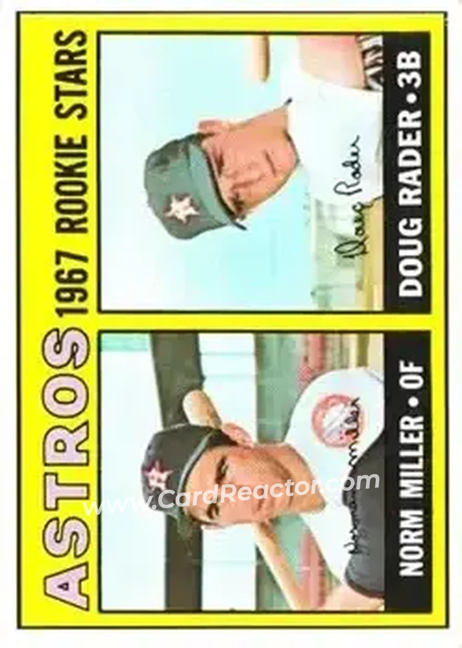 1967 Topps #412 - Card #412 - Houston Astros - Front