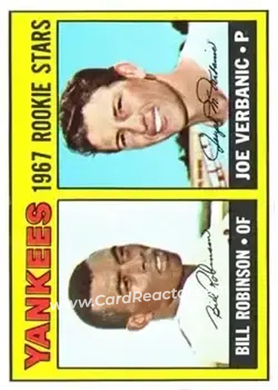 1967 Topps #442 - Card #442 - New York Yankees - Front