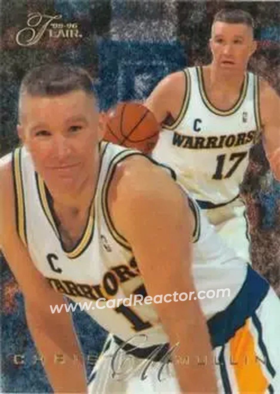 1995-96 Flair #44 - Chris Mullin - Golden State Warriors - Front