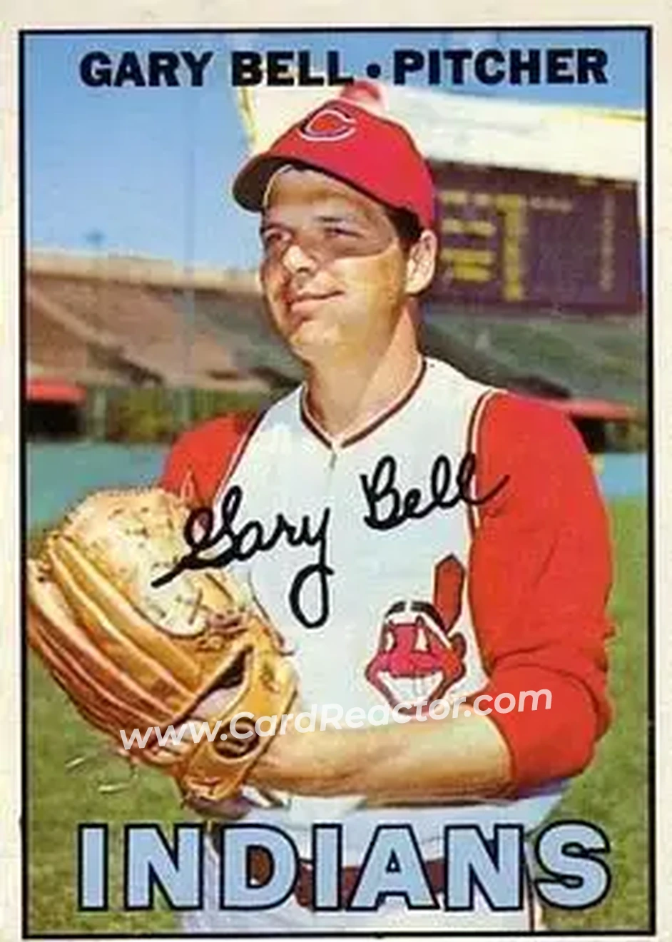 1967 Topps #479 - Gary Bell - Cleveland Indians - Front 1967 Topps #479 - Gary Bell - Cleveland Indians - Front