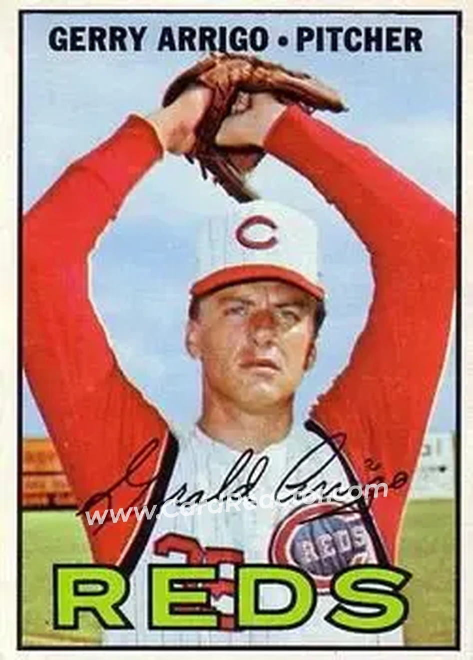 1967 Topps #488 - Gerry Arrigo - Cincinnati Reds - Front