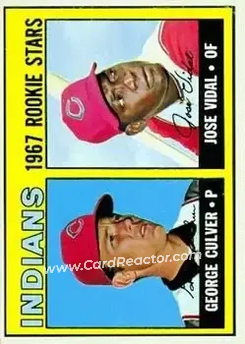 1967 Topps #499 - Card #499 - Cleveland Indians - Front
