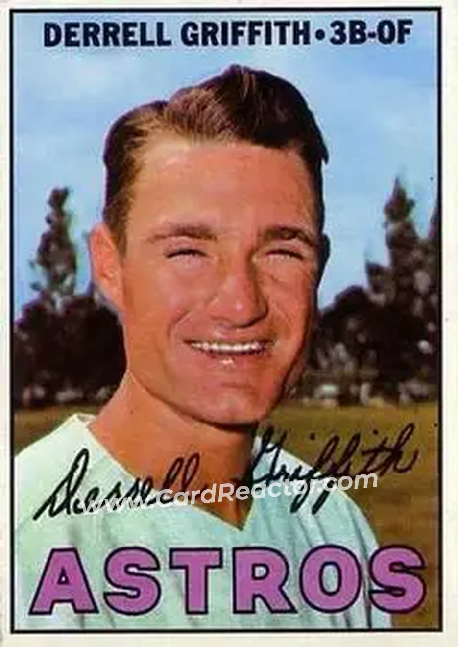 1967 Topps #502 - Derrell Griffith - Houston Astros - Front