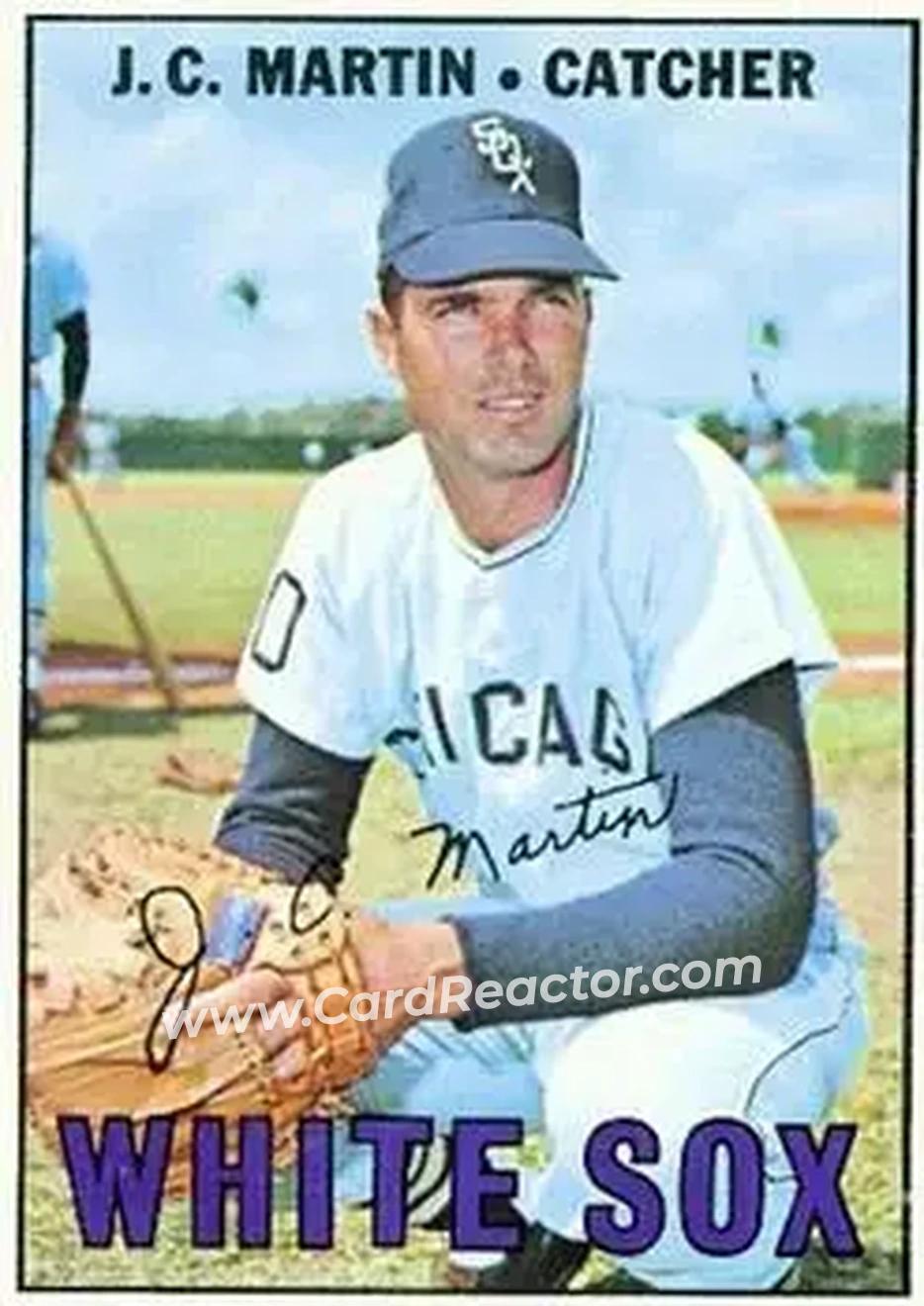 1967 Topps #538 - J.C. Martin - Chicago White Sox - Front