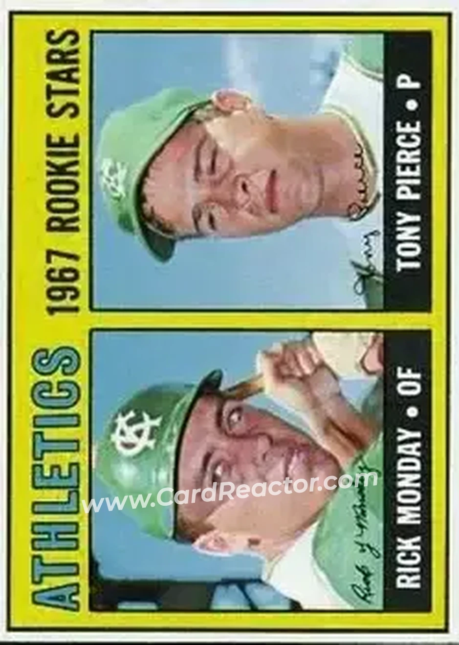 1967 Topps #542 - Card #542 - Kansas City Athletics - Front