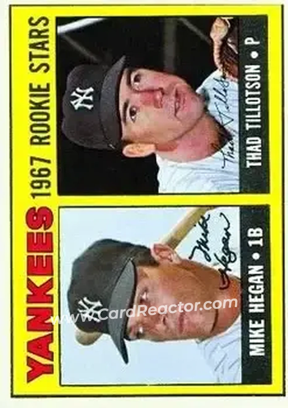 1967 Topps #553 - Card #553 - New York Yankees - Front