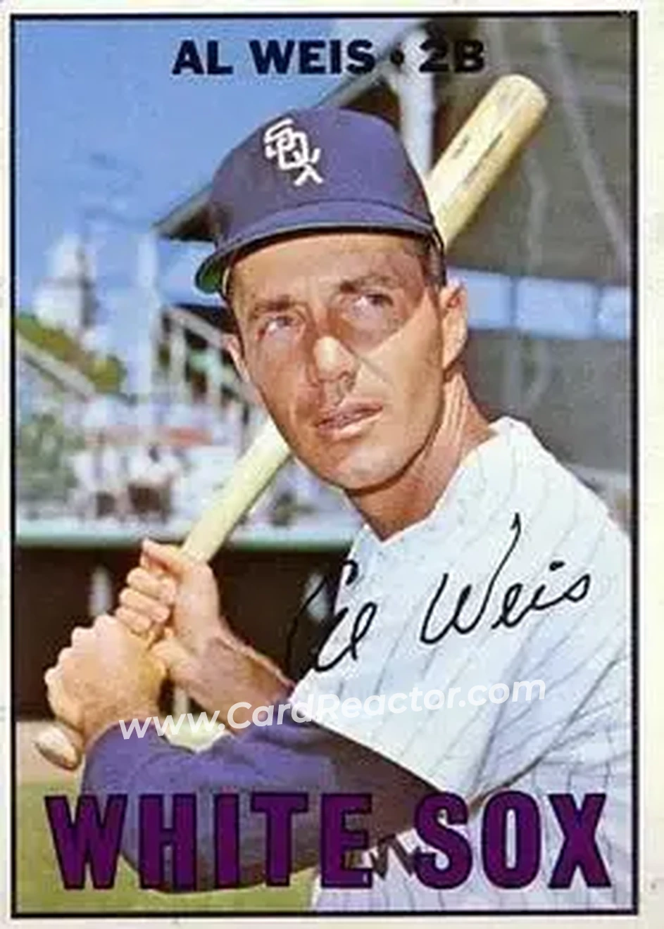 1967 Topps #556 - Al Weis - Chicago White Sox - Front 1967 Topps #556 - Al Weis - Chicago White Sox - Front