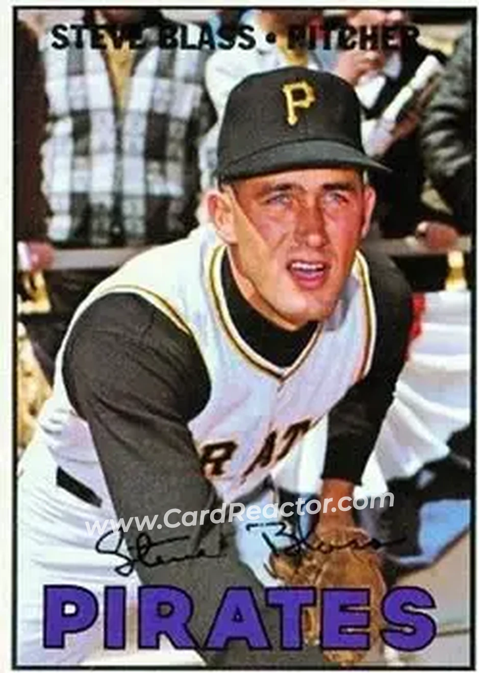 1967 Topps #562 - Steve Blass - Pittsburgh Pirates - Front