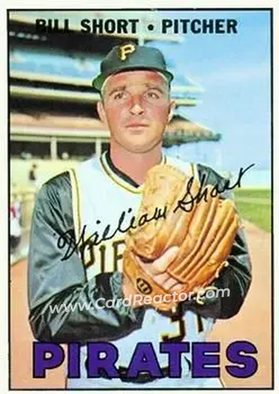 1967 Topps #577 - Bill Short - Pittsburgh Pirates - Front