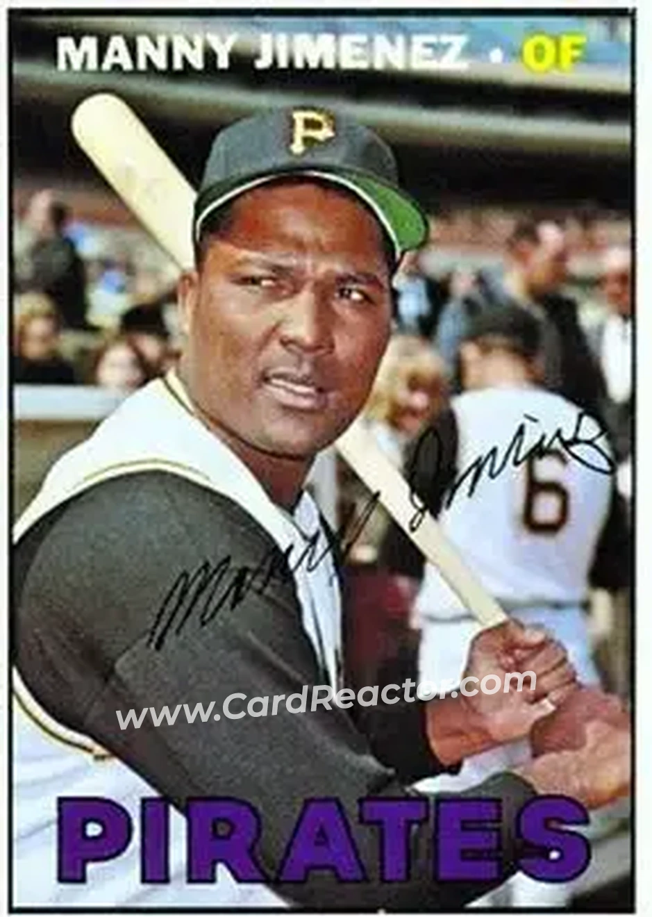 1967 Topps #586 - Manny Jimenez - Pittsburgh Pirates - Front