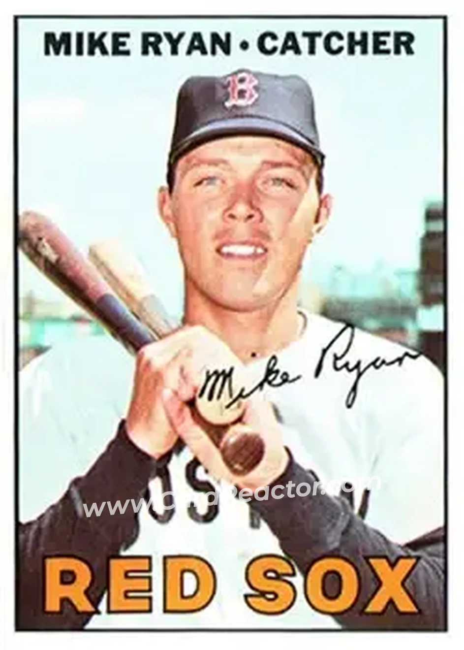 1967 Topps #223 - Mike Ryan - Boston Red Sox - Front
