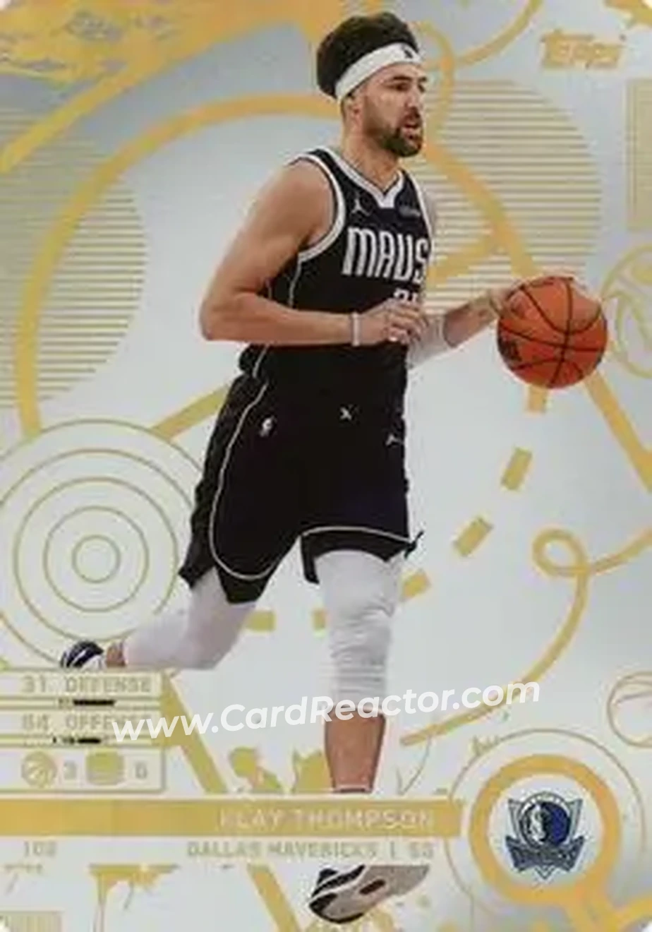 2025-26 Topps Match Attax #102 - Klay Thompson - Dallas Mavericks - Front