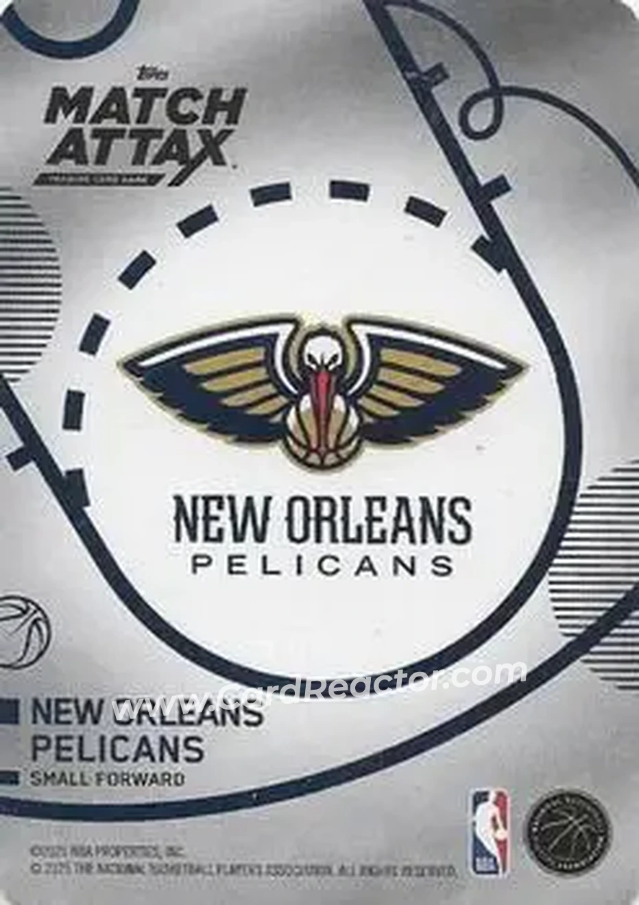 2025-26 Topps Match Attax #112 - Herb Jones - New Orleans Pelicans - Back
