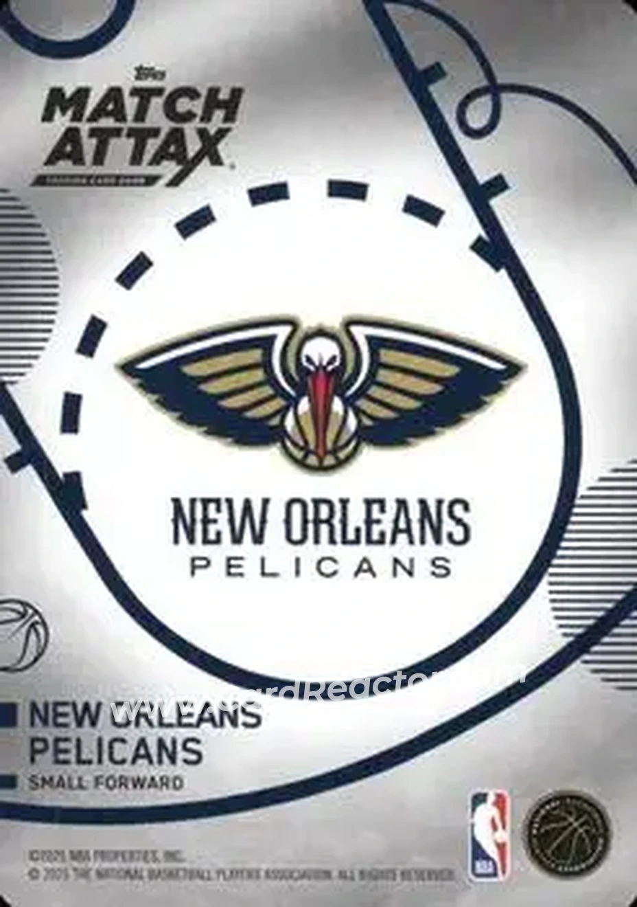 2025-26 Topps Match Attax #113 - Trey Murphy III - New Orleans Pelicans - Back