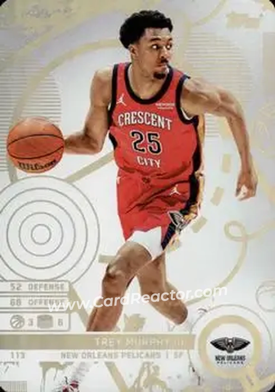 2025-26 Topps Match Attax #113 - Trey Murphy III - New Orleans Pelicans - Front