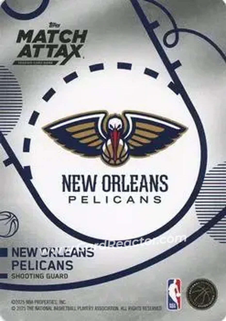 2025-26 Topps Match Attax #115 - Dejounte Murray - New Orleans Pelicans - Back