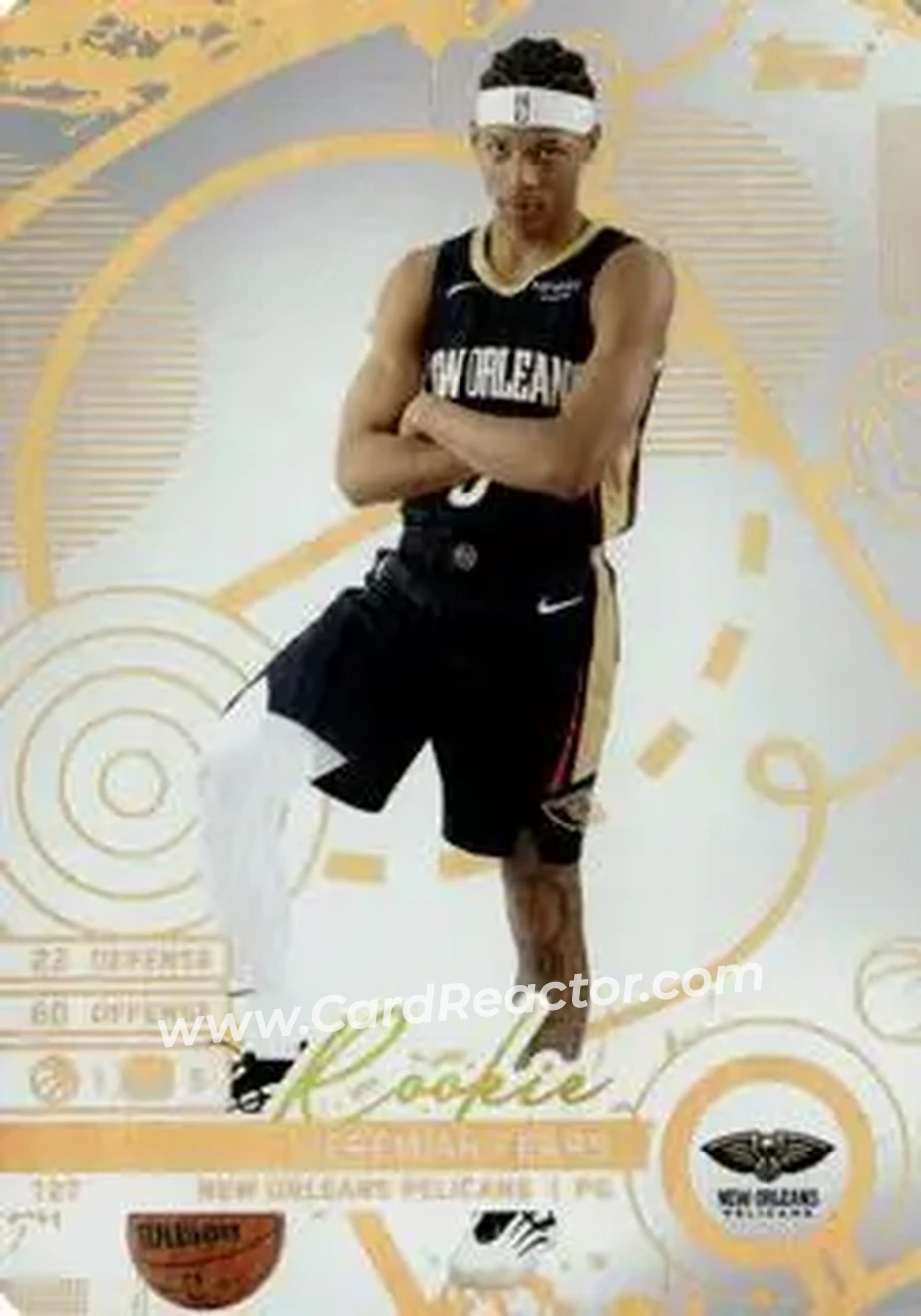 2025-26 Topps Match Attax #127 - Jeremiah Fears - New Orleans Pelicans - Front