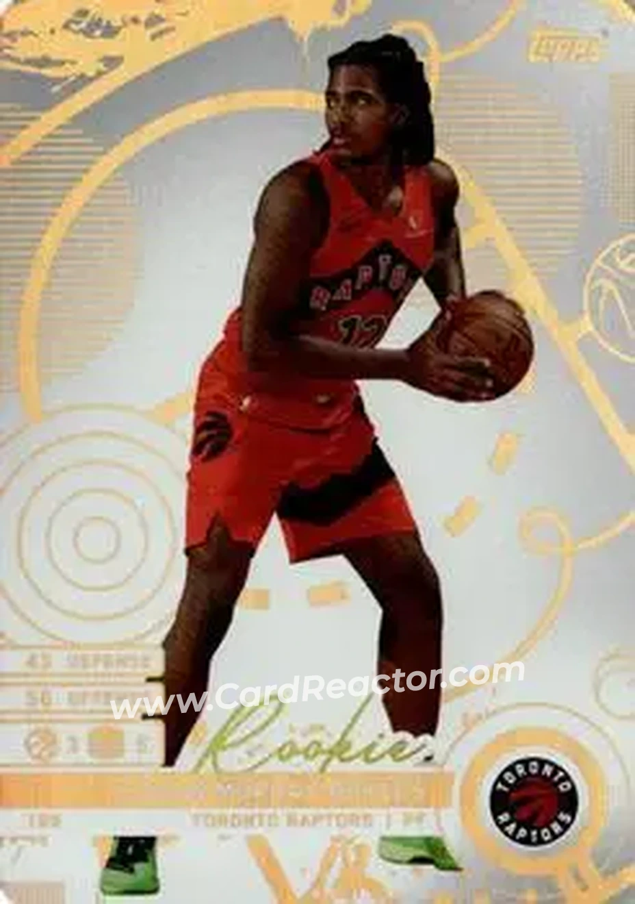 2025-26 Topps Match Attax #129 - Collin Murray-Boyles - Toronto Raptors - Front