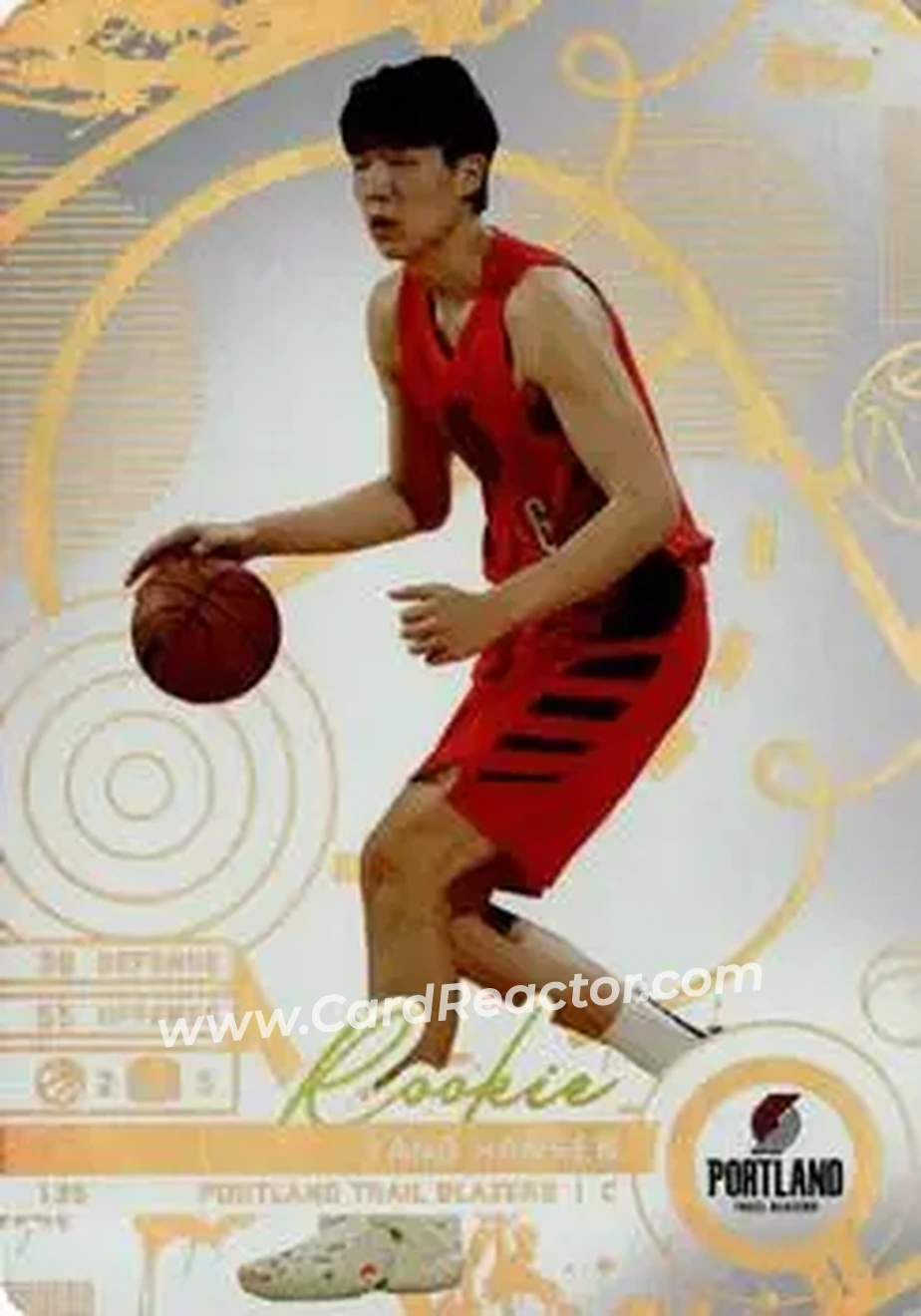 2025-26 Topps Match Attax #135 - Yang Hansen - Portland Trail Blazers - Front