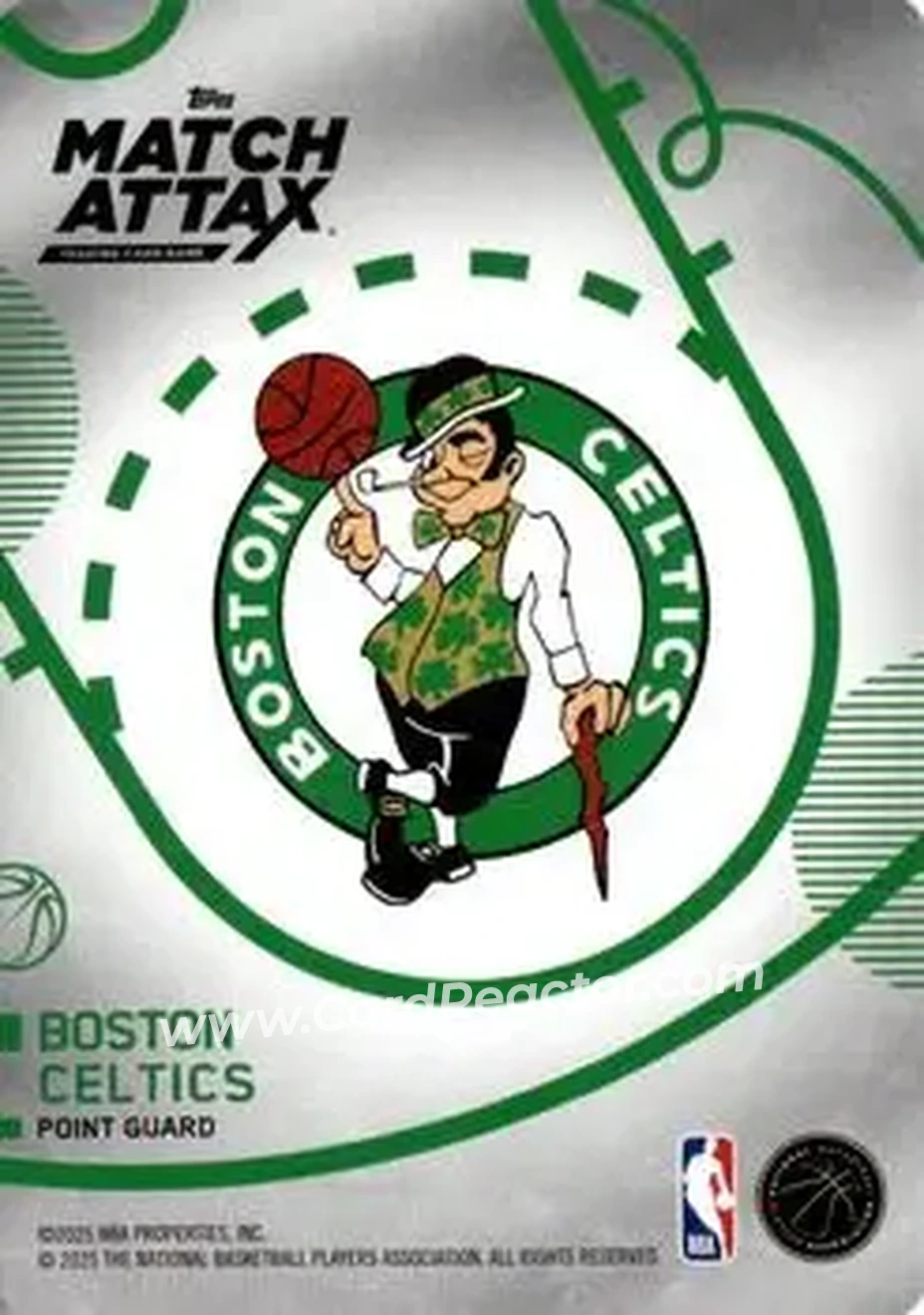 2025-26 Topps Match Attax #136 - Payton Pritchard - Boston Celtics - Back