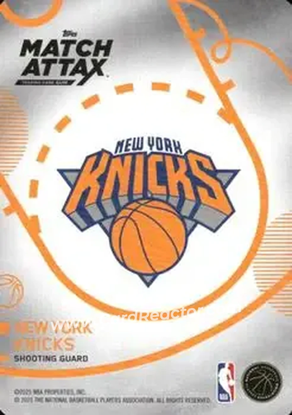 2025-26 Topps Match Attax #137 - Josh Hart - New York Knicks - Back