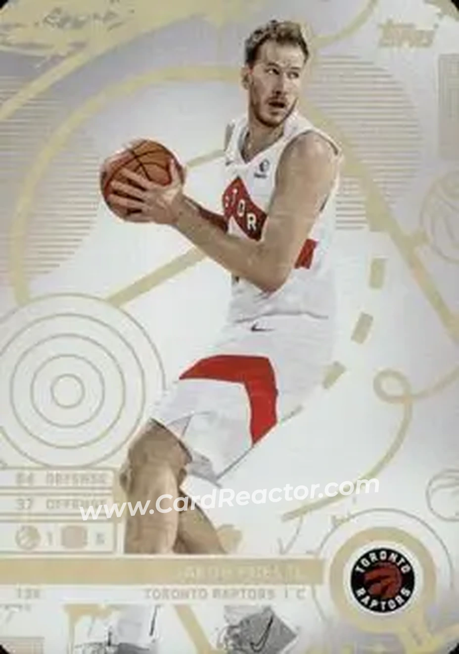 2025-26 Topps Match Attax #138 - Jakob Poeltl - Toronto Raptors - Front