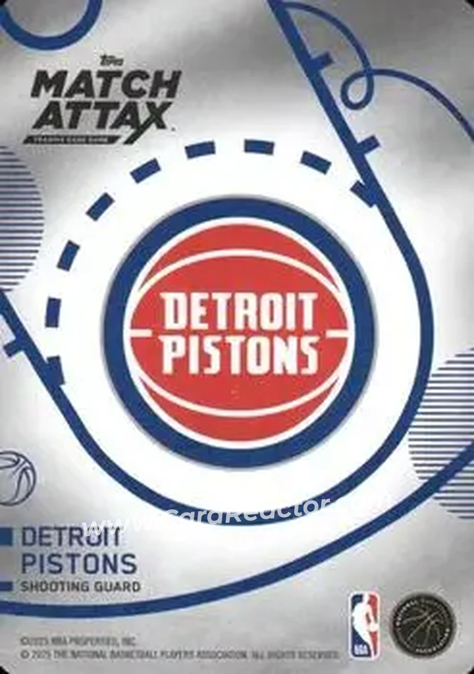 2025-26 Topps Match Attax #139 - Malik Beasley - Detroit Pistons - Back