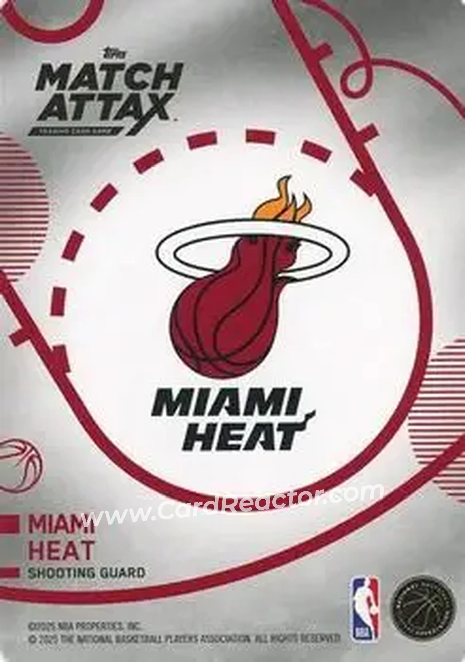 2025-26 Topps Match Attax #141 - Davion Mitchell - Miami Heat - Back