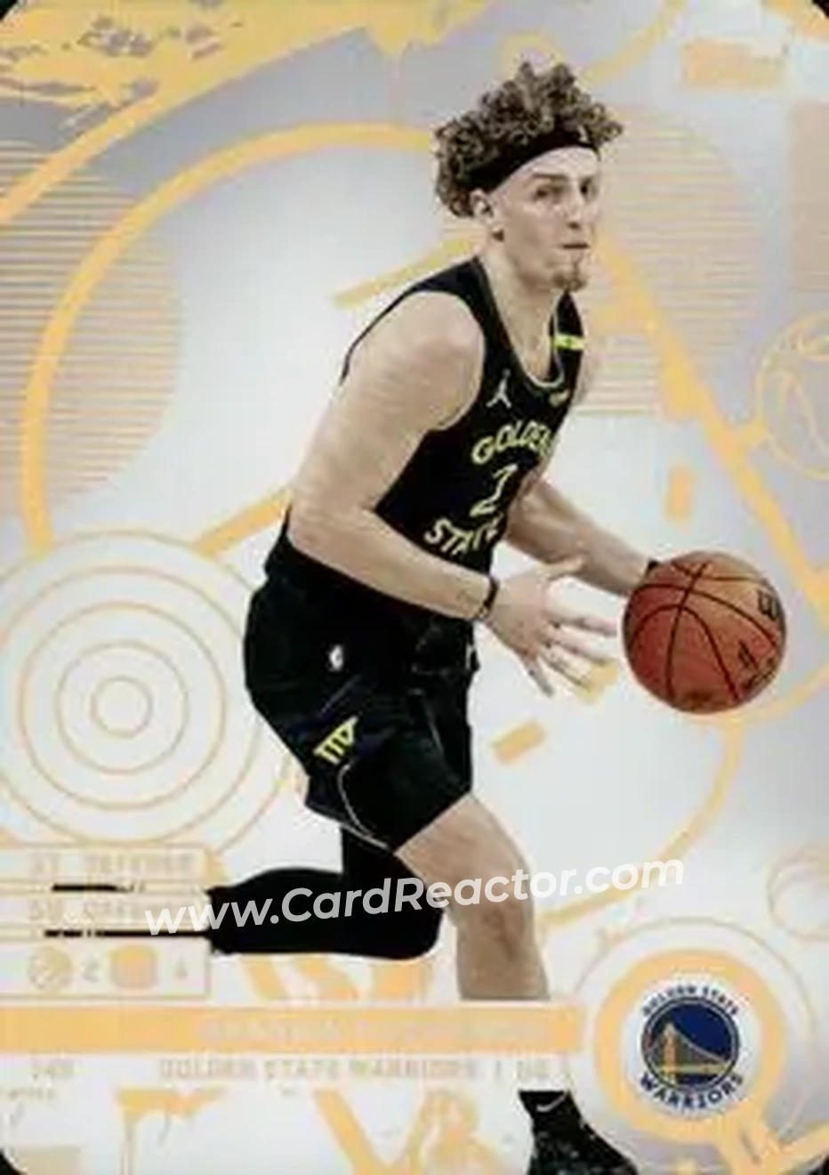 2025-26 Topps Match Attax #145 - Brandin Podziemski - Golden State Warriors - Front