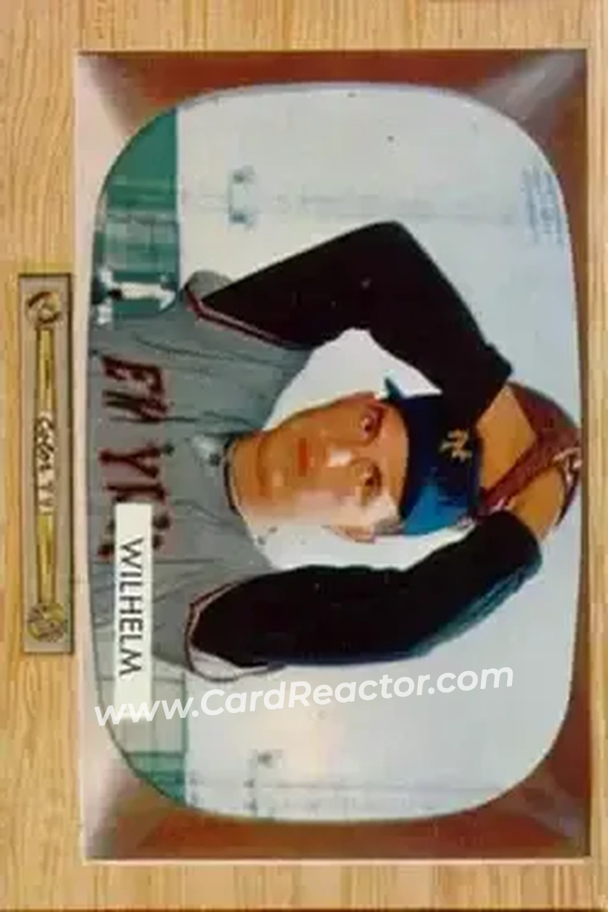 1955 Bowman #1 - Hoyt Wilhelm - New York Giants