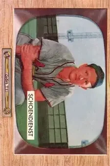 1955 Bowman #29 - Al Schoendienst - St. Louis Cardinals