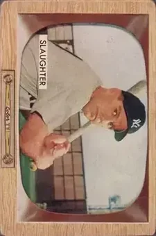 1955 Bowman #60 - Enos Slaughter - New York Yankees