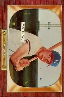 1955 Bowman #103 - Ed Mathews - Milwaukee Braves