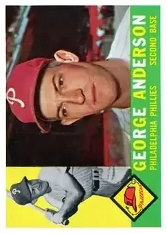 1960 Topps #34 - George Anderson - Philadelphia Phillies