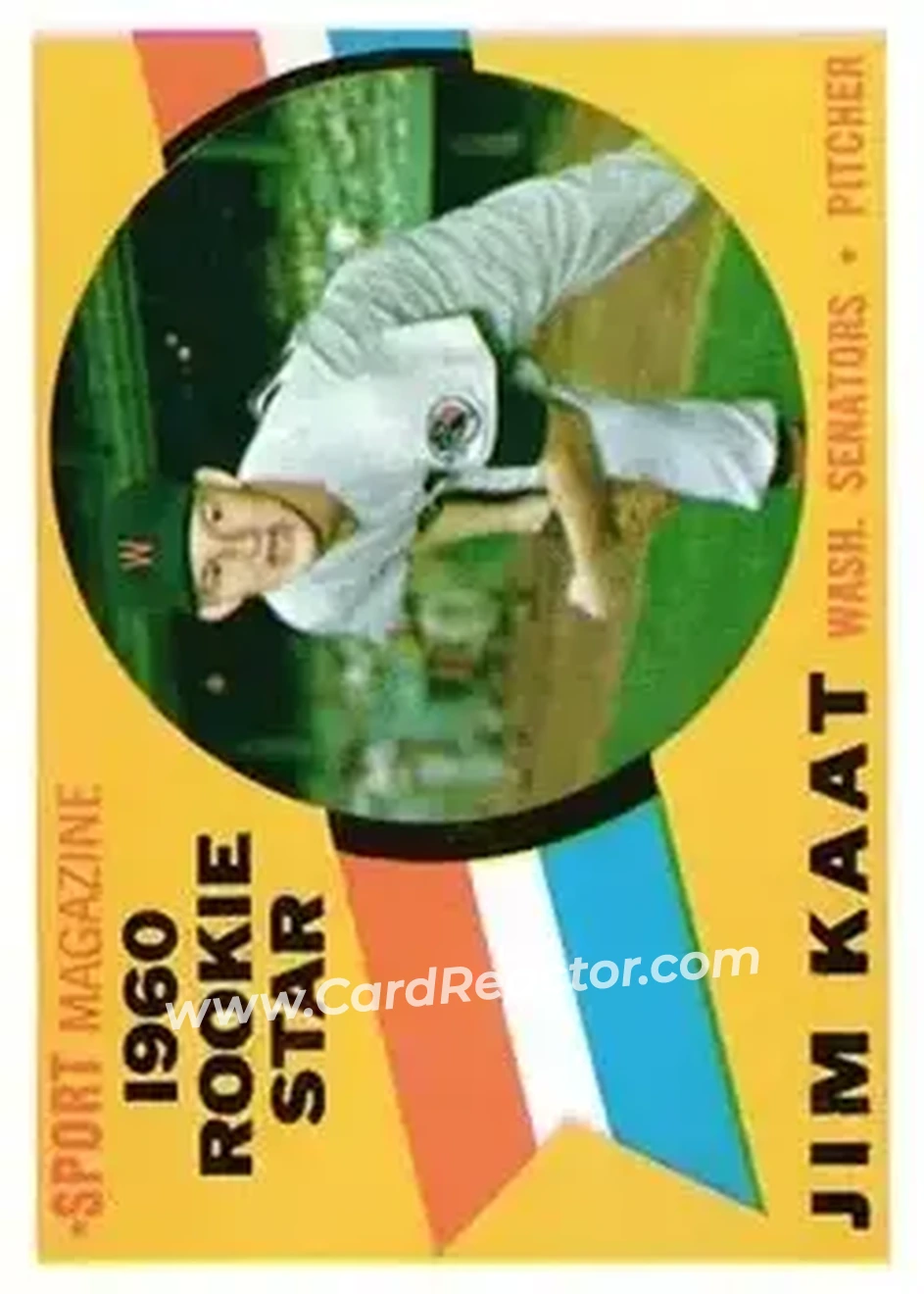 1960 Topps #136 - Jim Kaat - Washington Senators