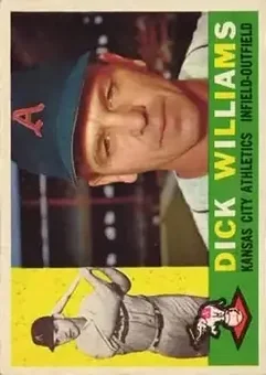 1960 Topps #188 - Dick Williams - Kansas City Athletics