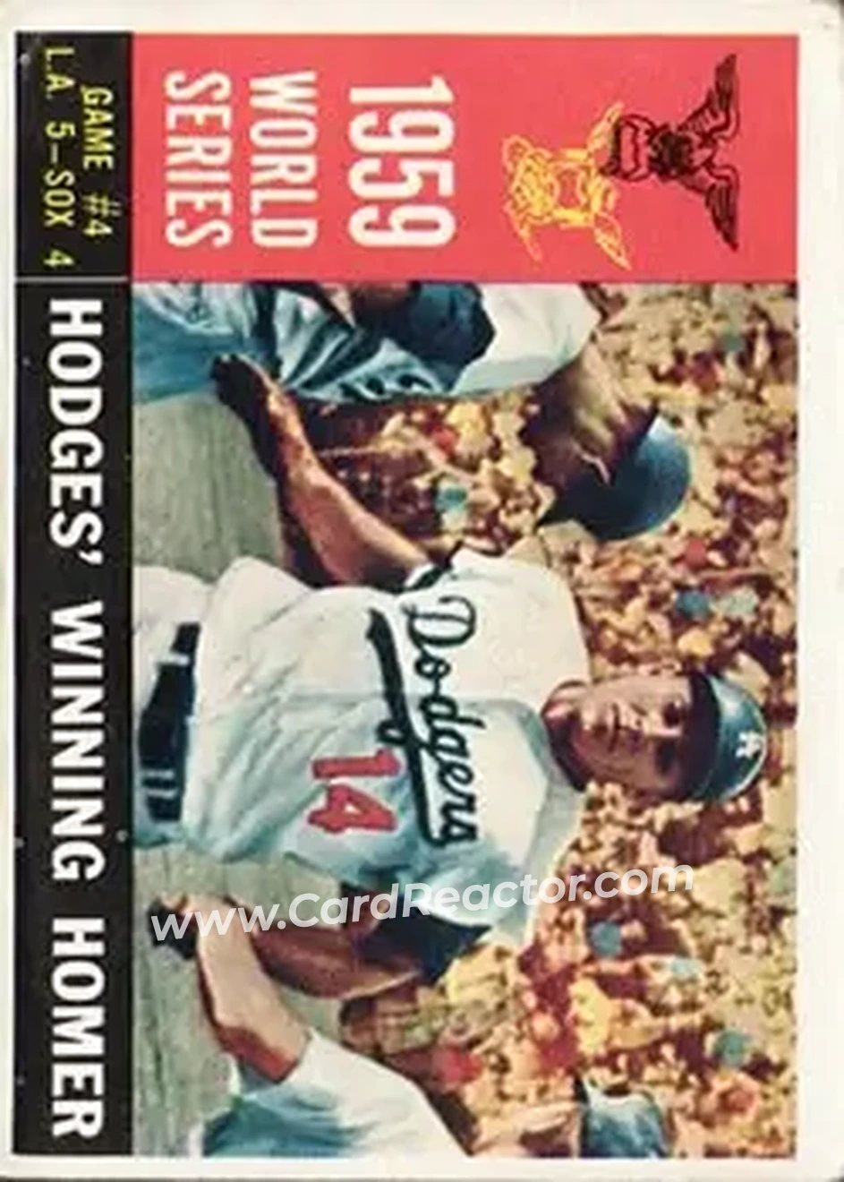 1960 Topps #388 - Gil Hodges - Los Angeles Dodgers